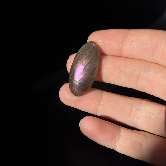 Lila Labradorit Cabochon ~ 14ZD