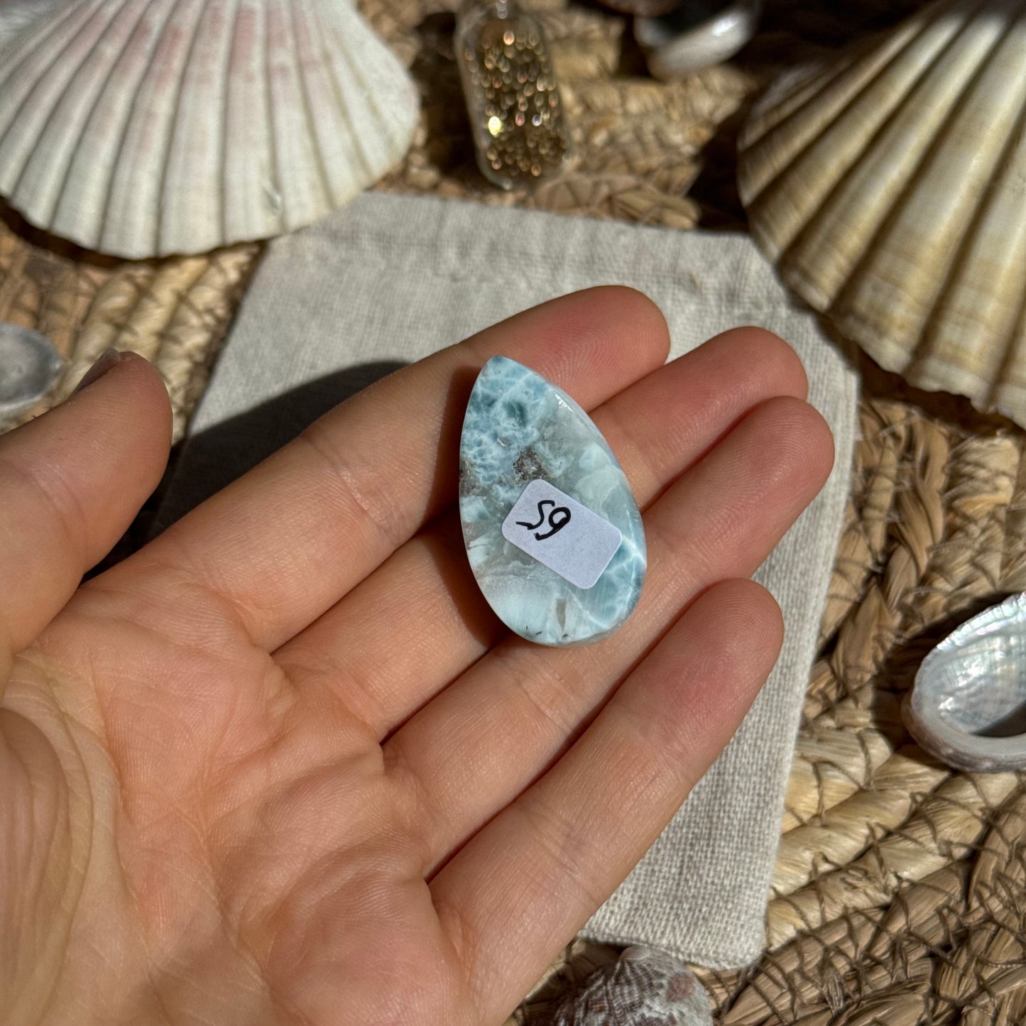 Larimar Cabochon ~ LL65