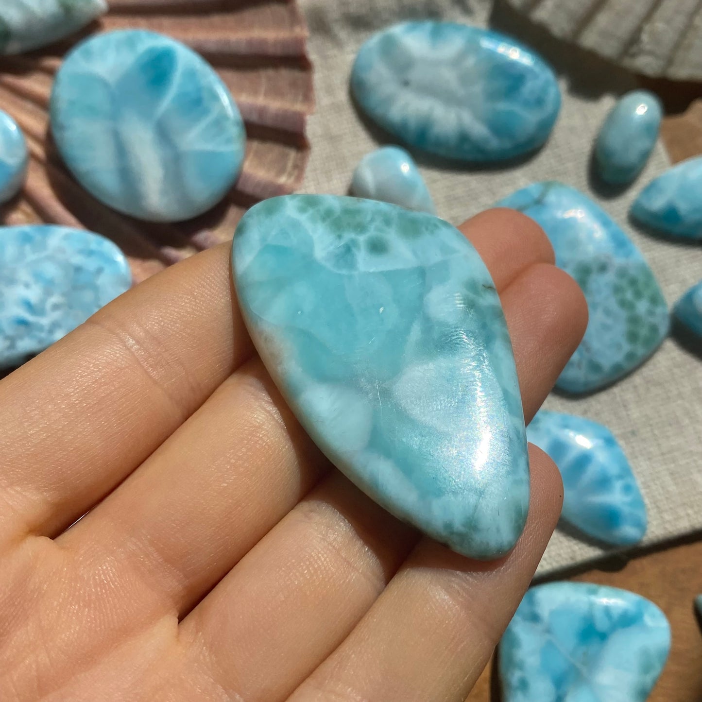 Larimar Cabochon ~ 75LAB