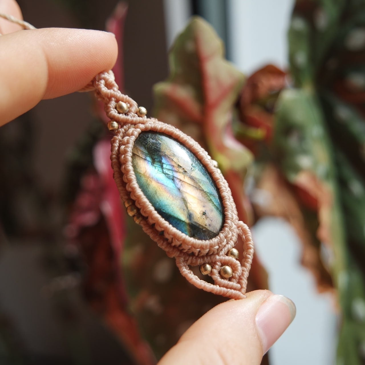 Labradorit Kette