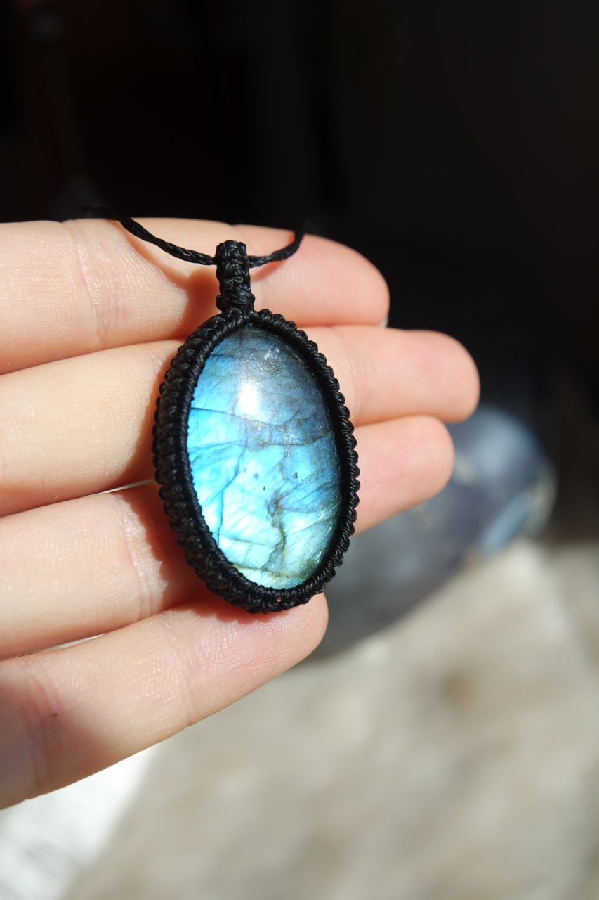 Labradorit Kette