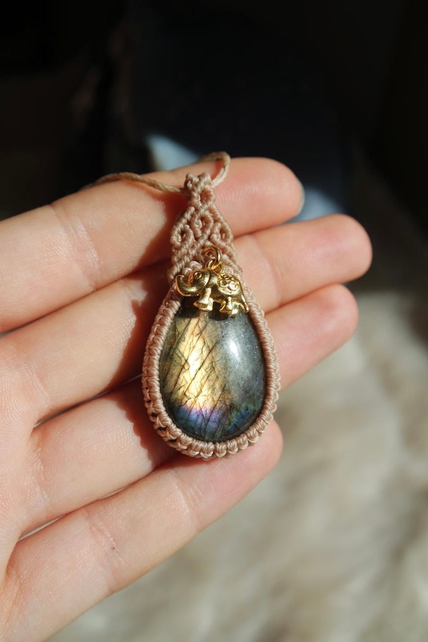 Labradorit Kette