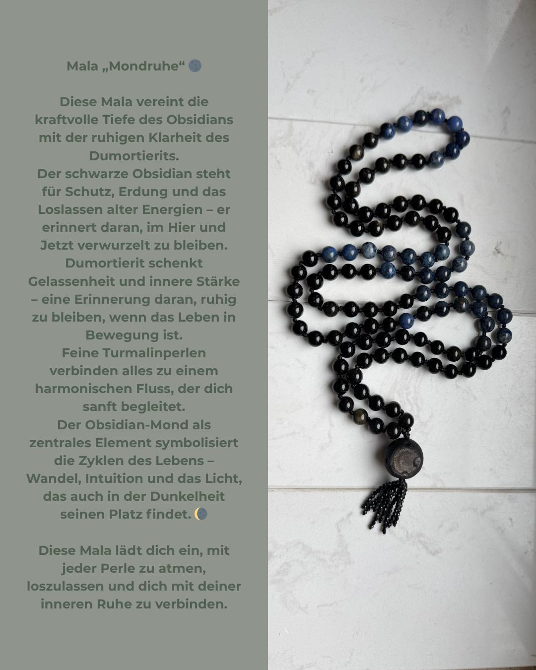 Mondruhe Mala Kette 108 Perlen