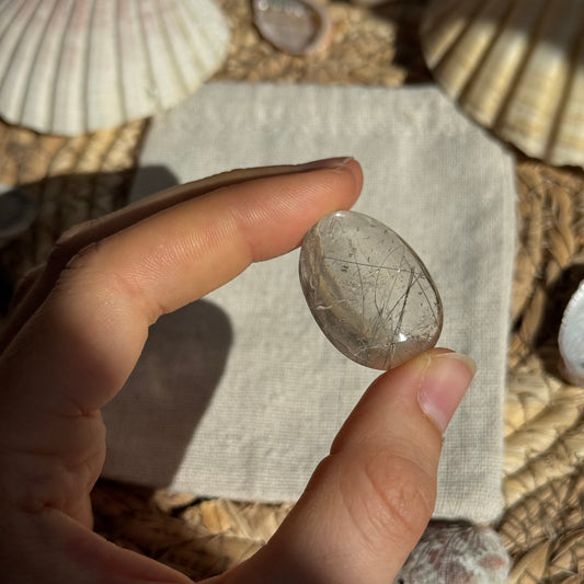 Turmalin Quarz Cabochon ~ F15