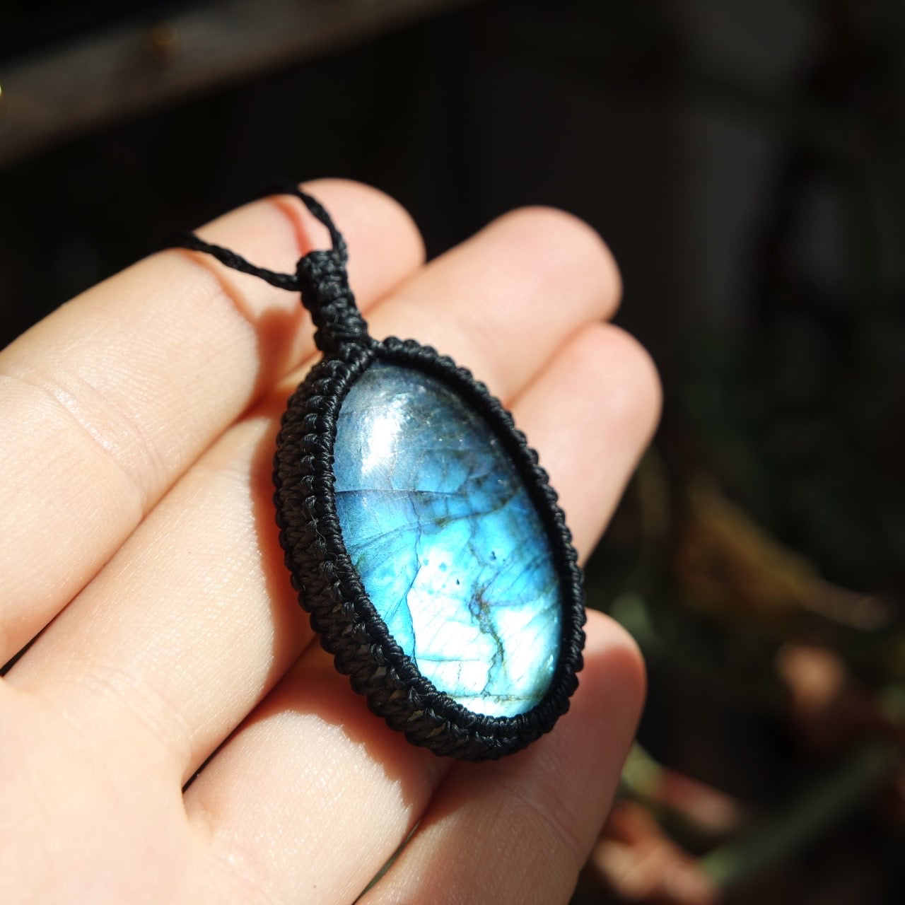 Labradorit Kette