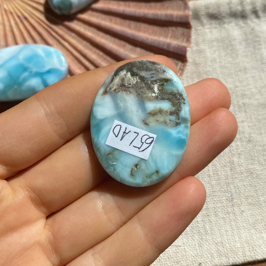 Larimar Cabochon ~ 65LAD