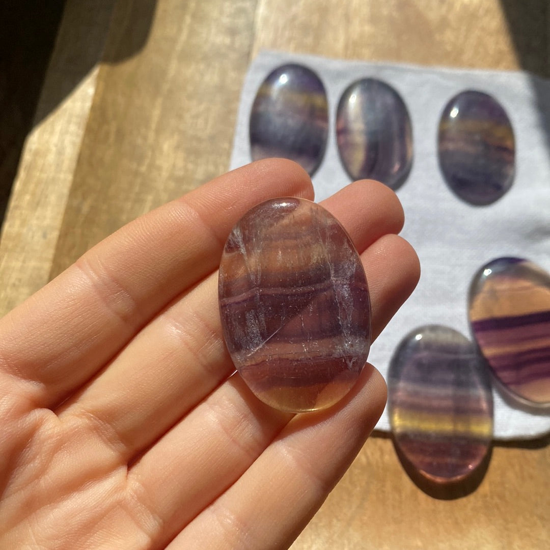 Fluorit Cabochon AA