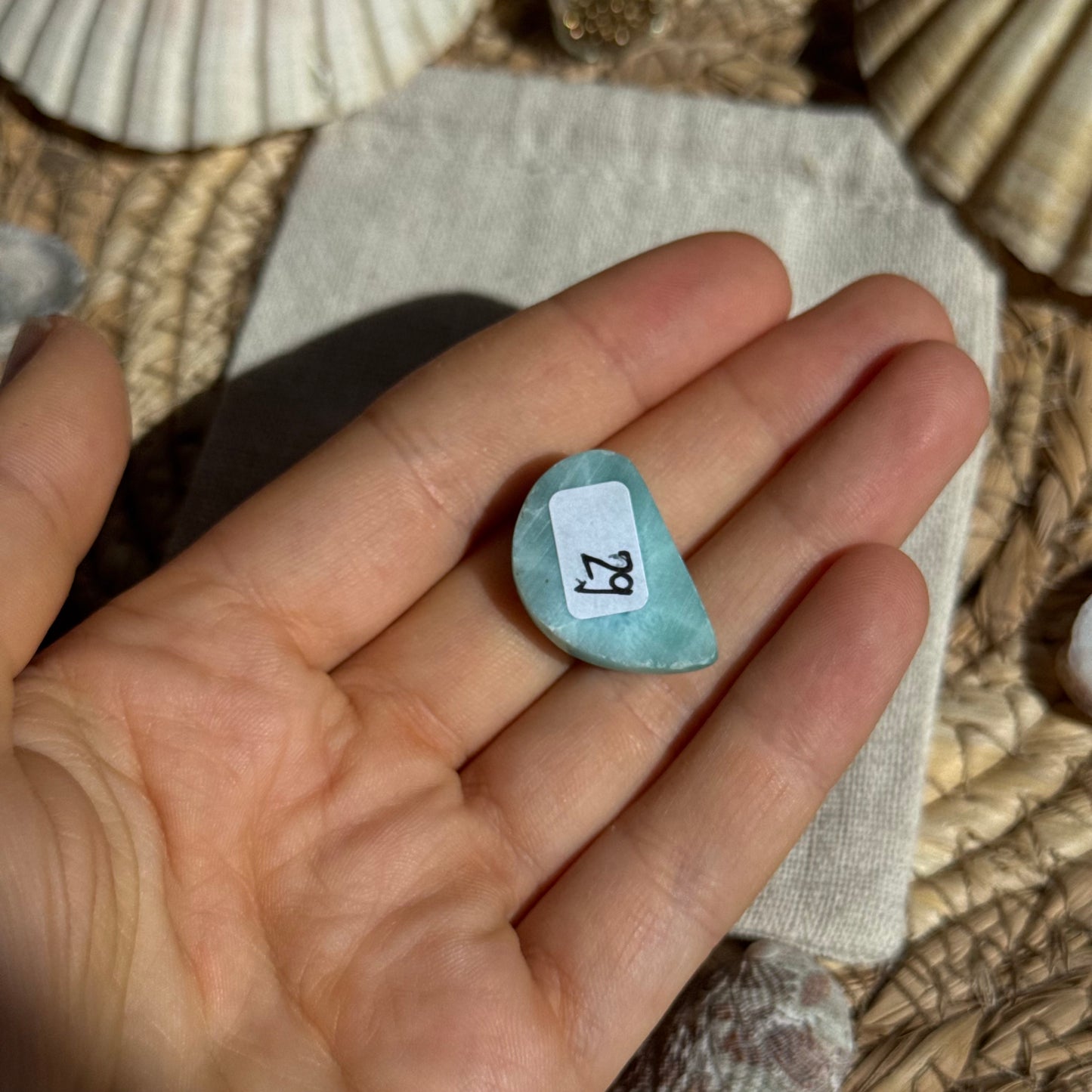 Larimar Cabochon ~ BA29