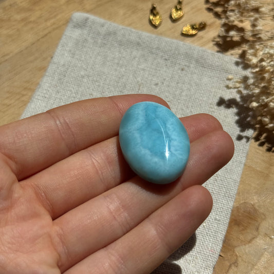 Larimar Cabochon ~ L122