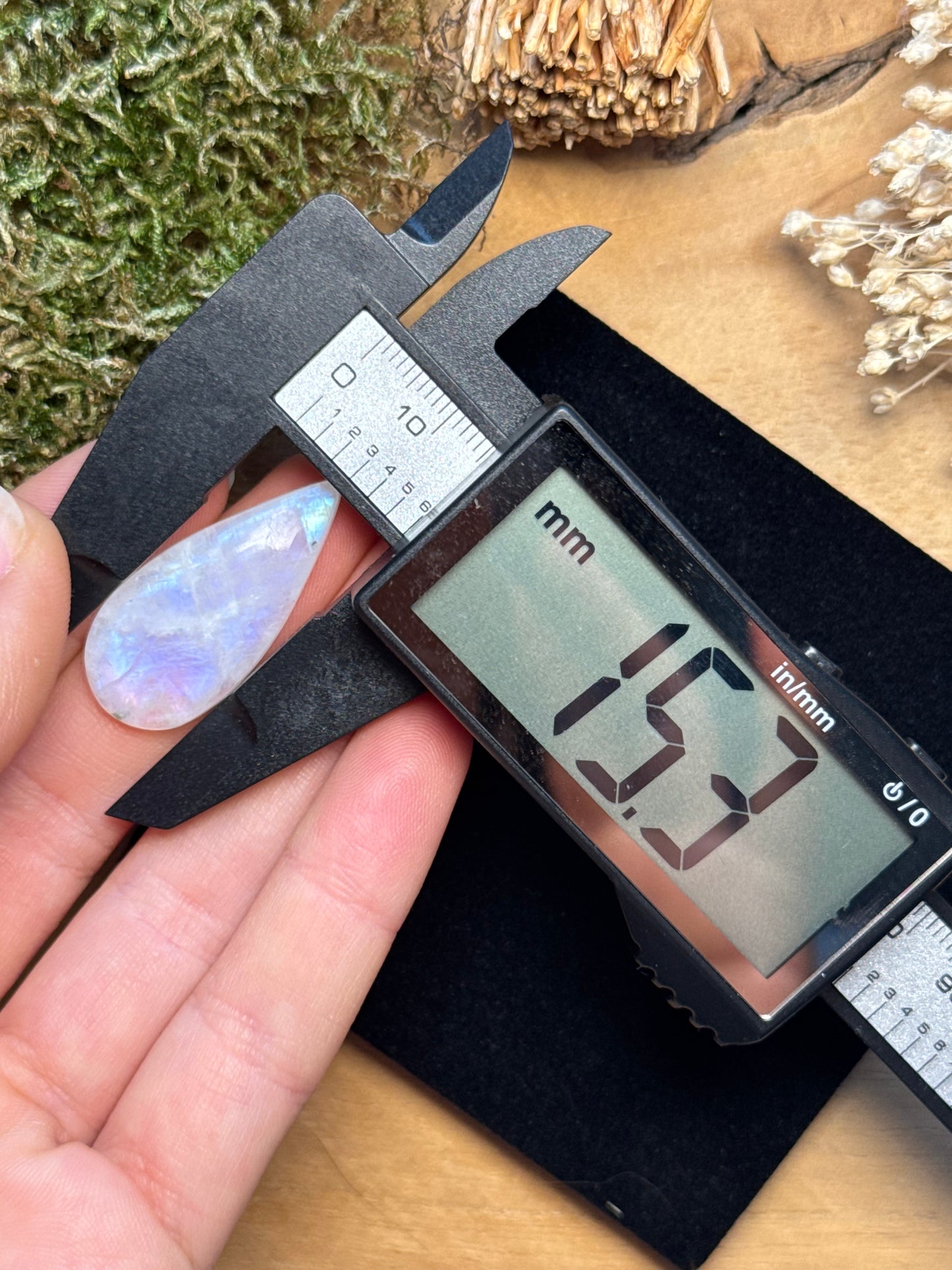 Regenbogen Mondstein /Weißer Labradorit ~ 15KR