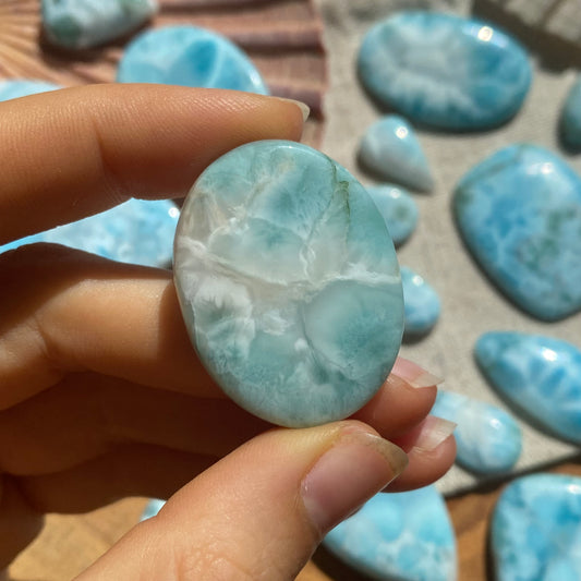Larimar Cabochon ~ 40LAL
