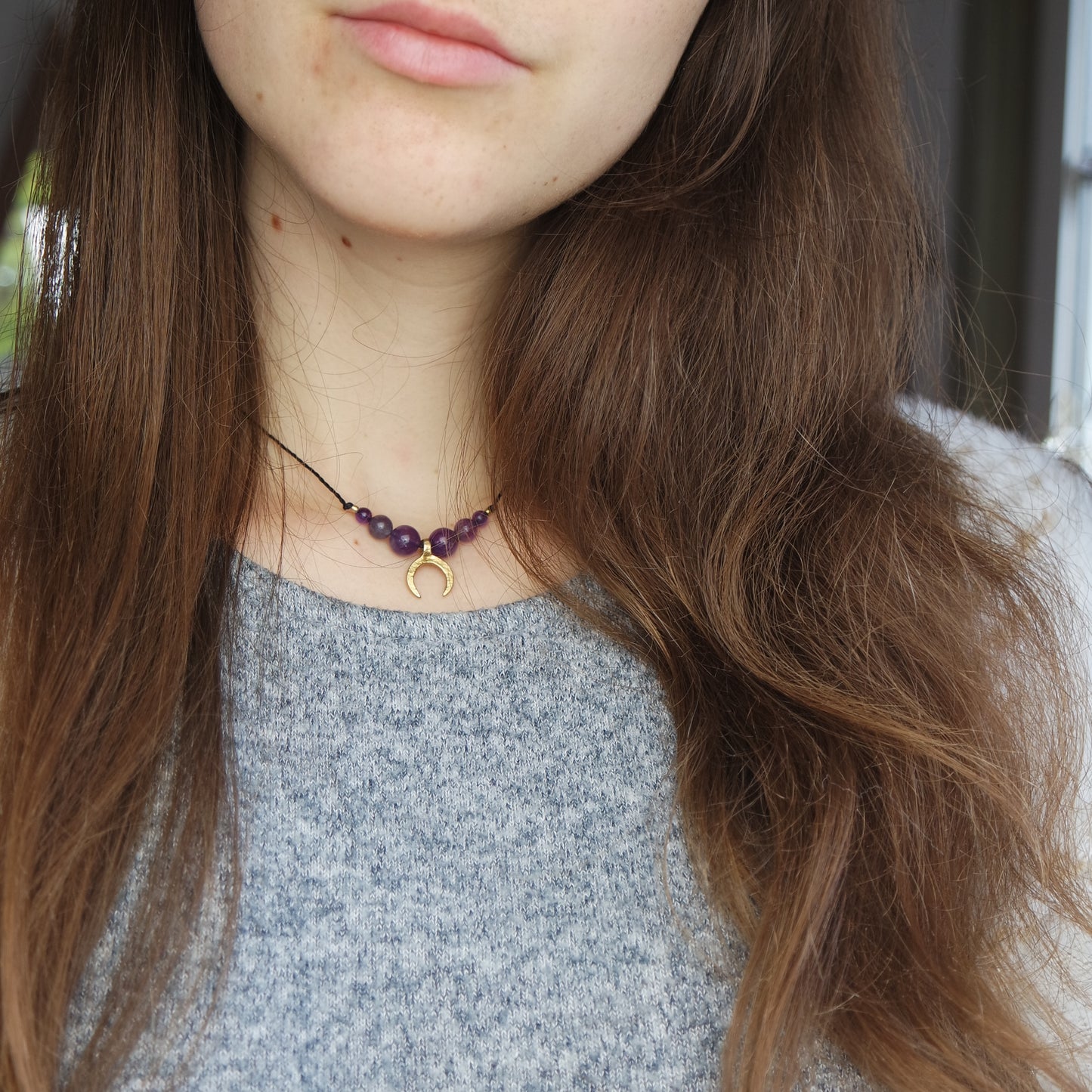 Amethyst lilimoon Kette