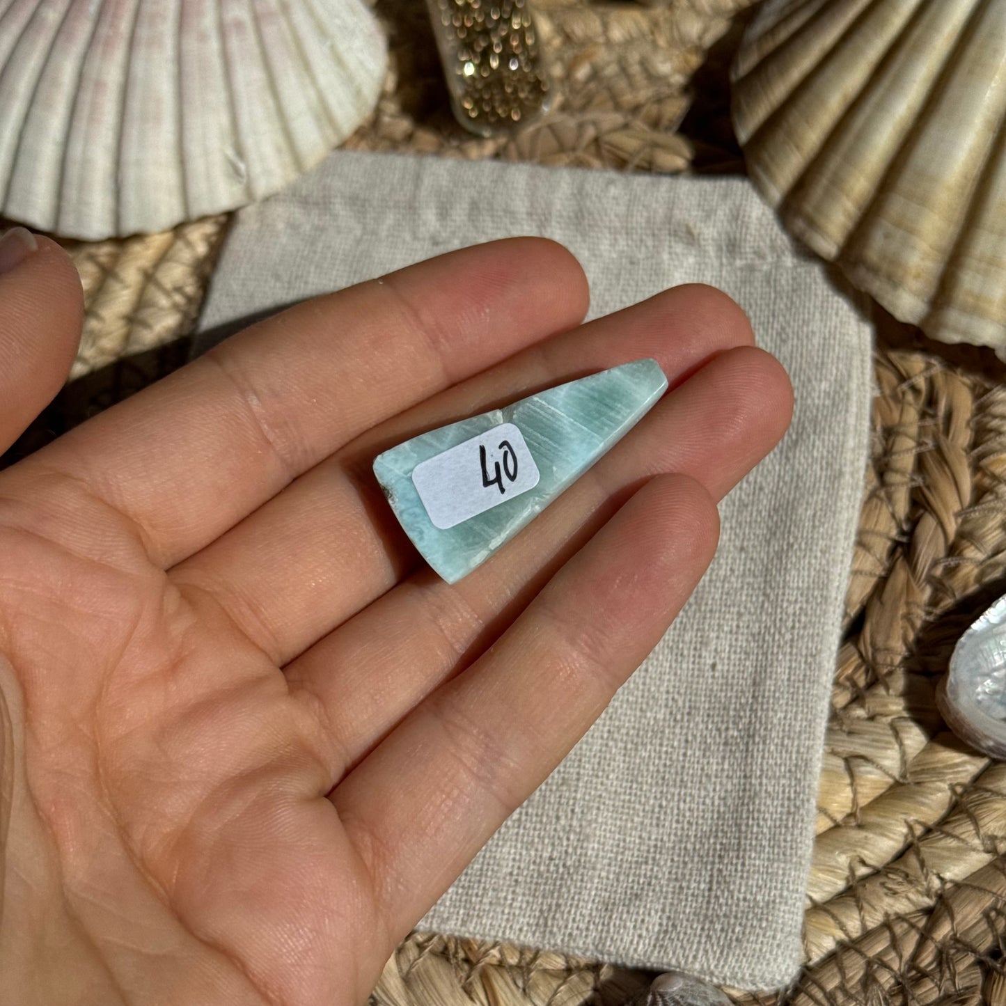 Larimar Cabochon ~ BB40