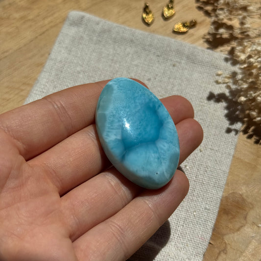 Larimar Cabochon ~ L195