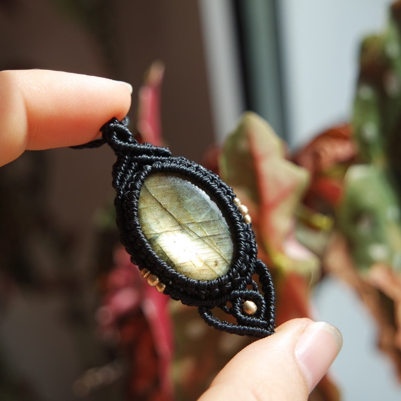 Labradorit Kette