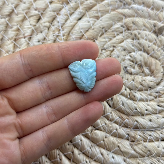 Larimar Schnitzerei Cabochon ~ 21LV