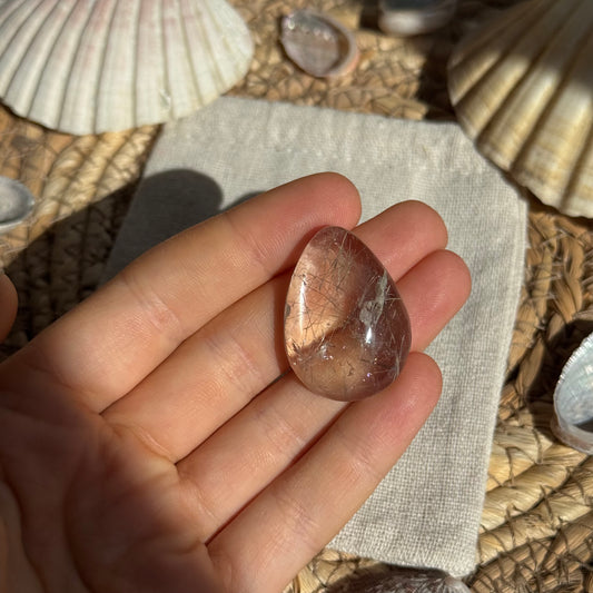 Turmalin Quarz Cabochon ~ F16