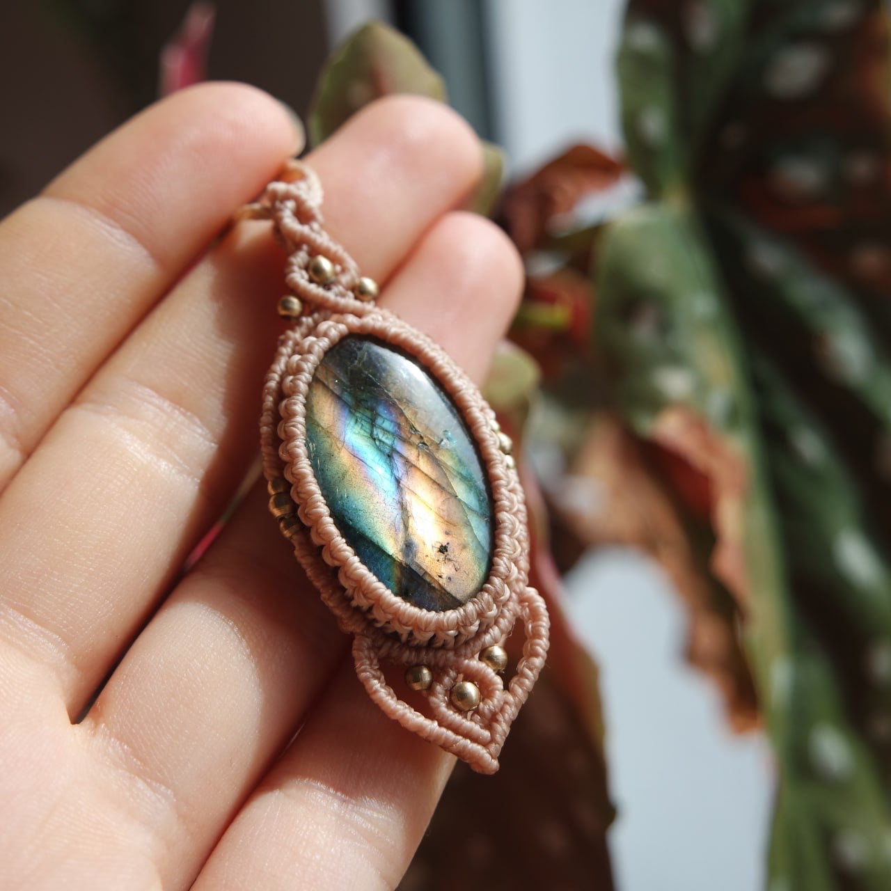 Labradorit Kette
