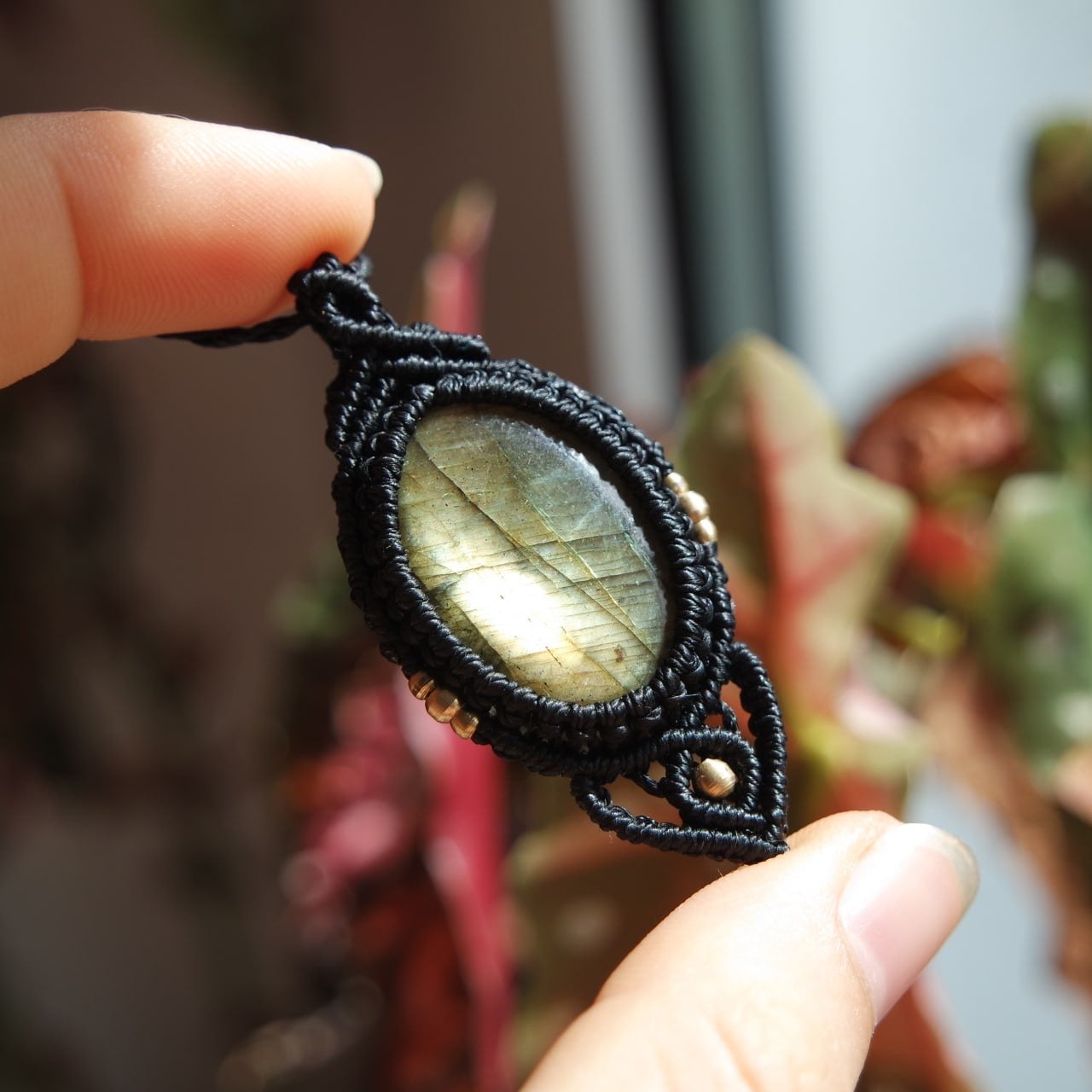 Labradorit Kette