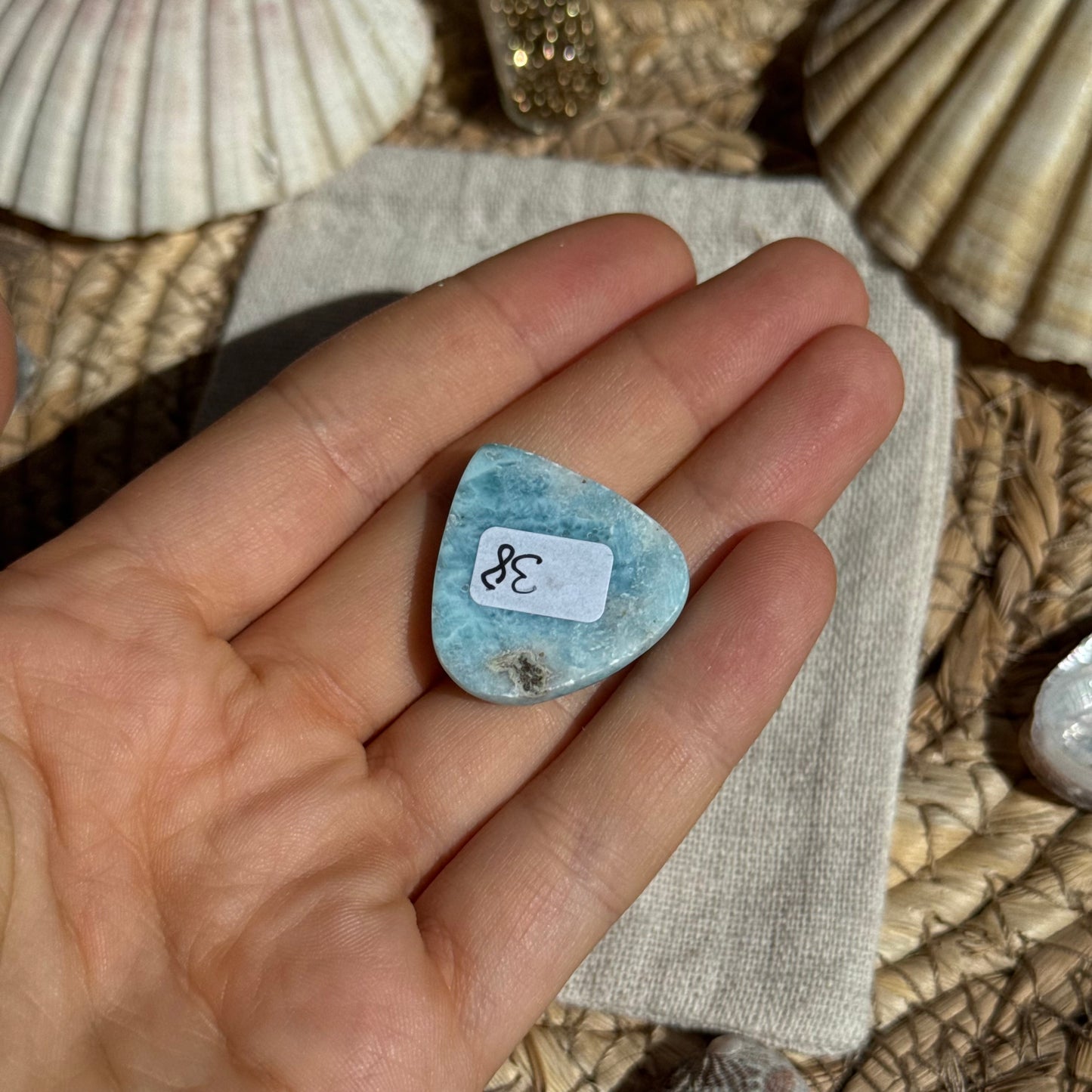 Larimar Cabochon ~ BD38
