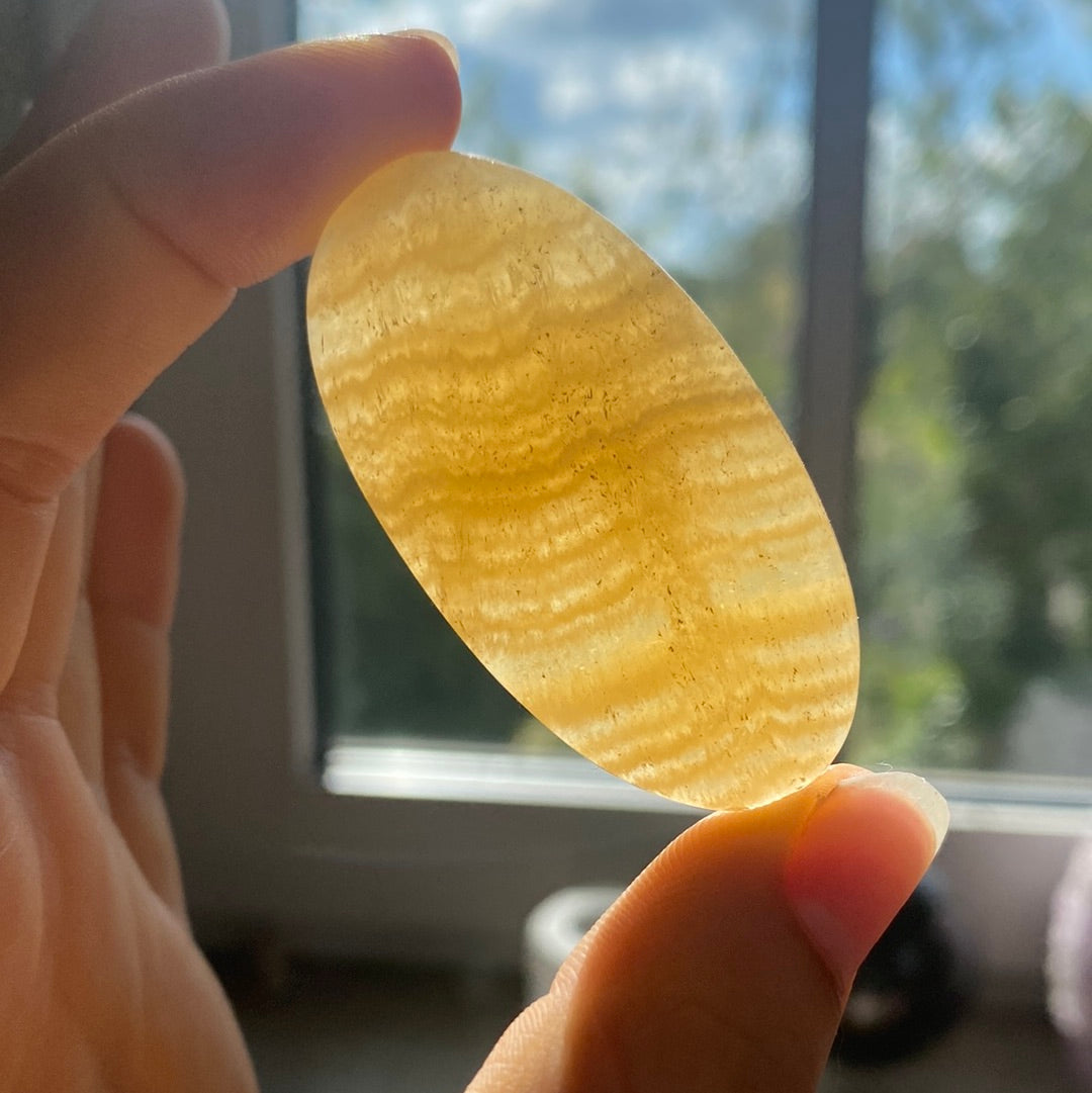 Honig calcit Cabochon ~ 17Ai