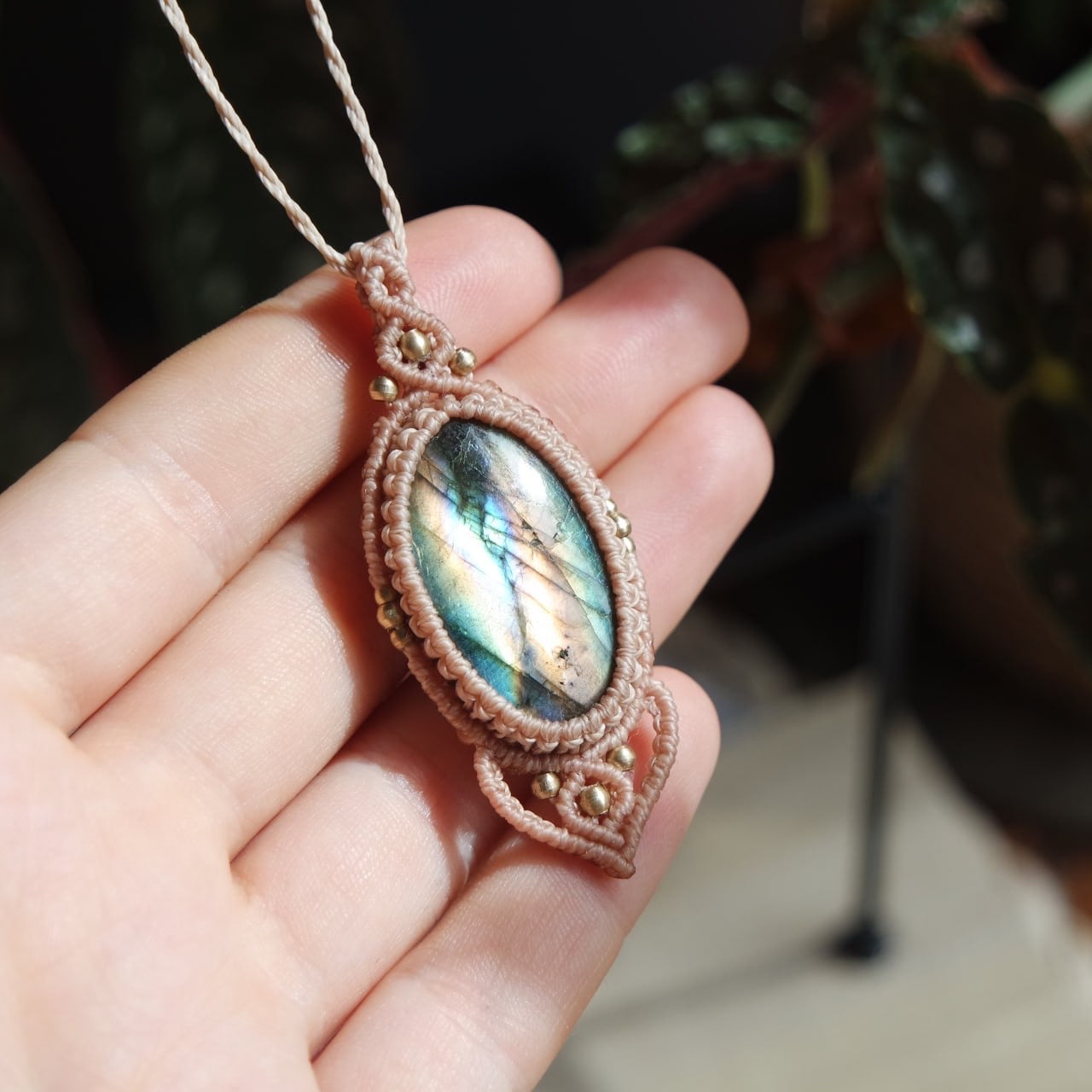 Labradorit Kette