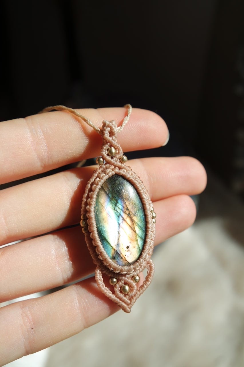 Labradorit Kette