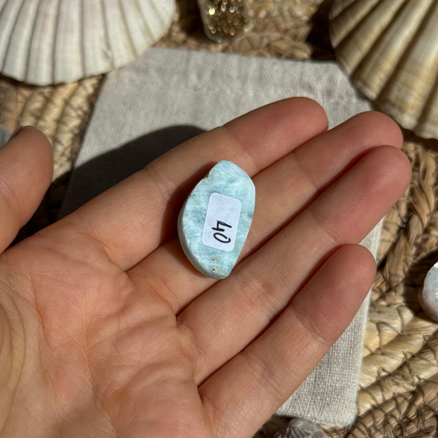Larimar Cabochon ~ BD40
