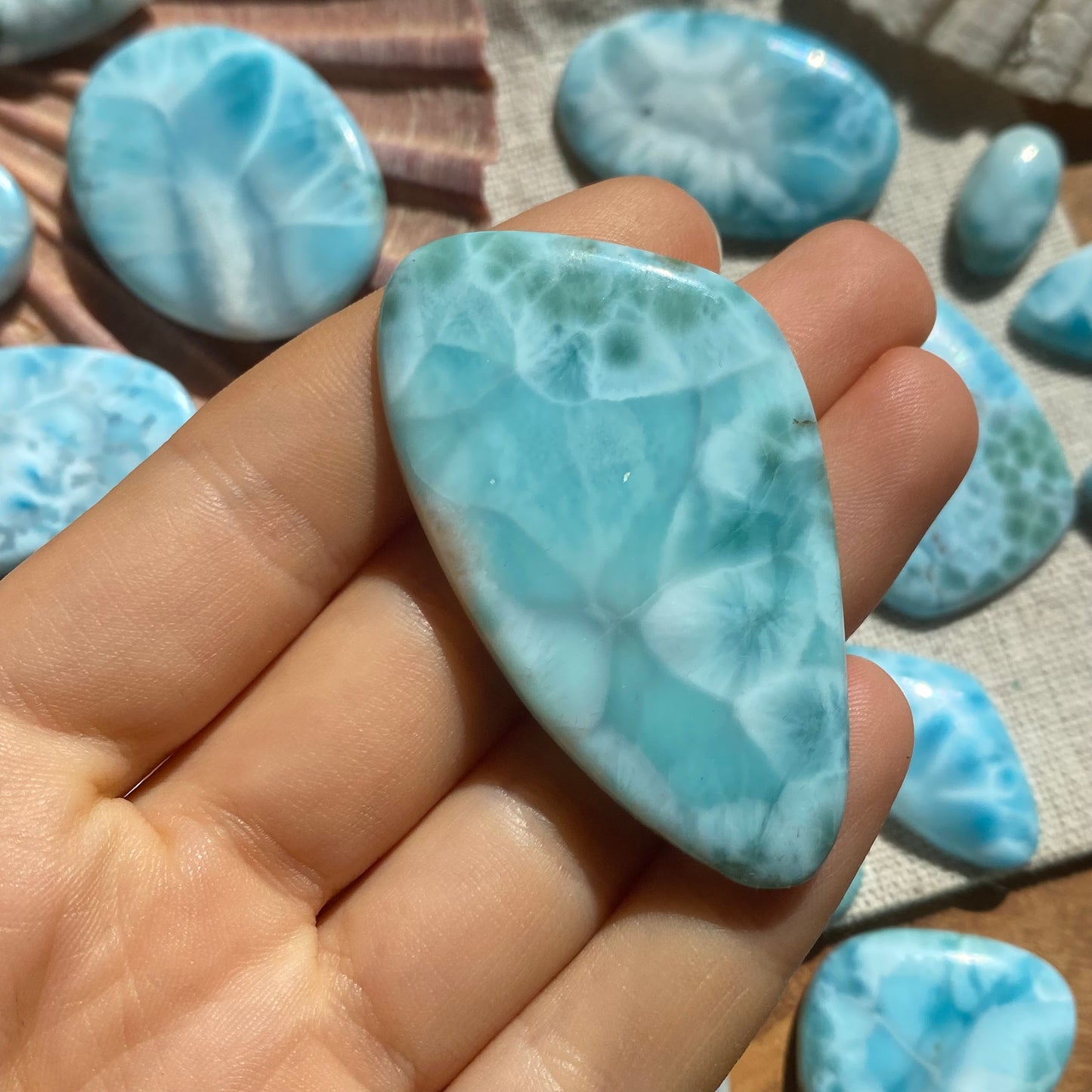 Larimar Cabochon ~ 75LAB