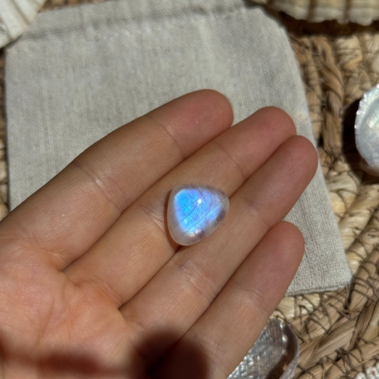 Regenbogen Mondstein /Weißer Labradorit ~ 9TC