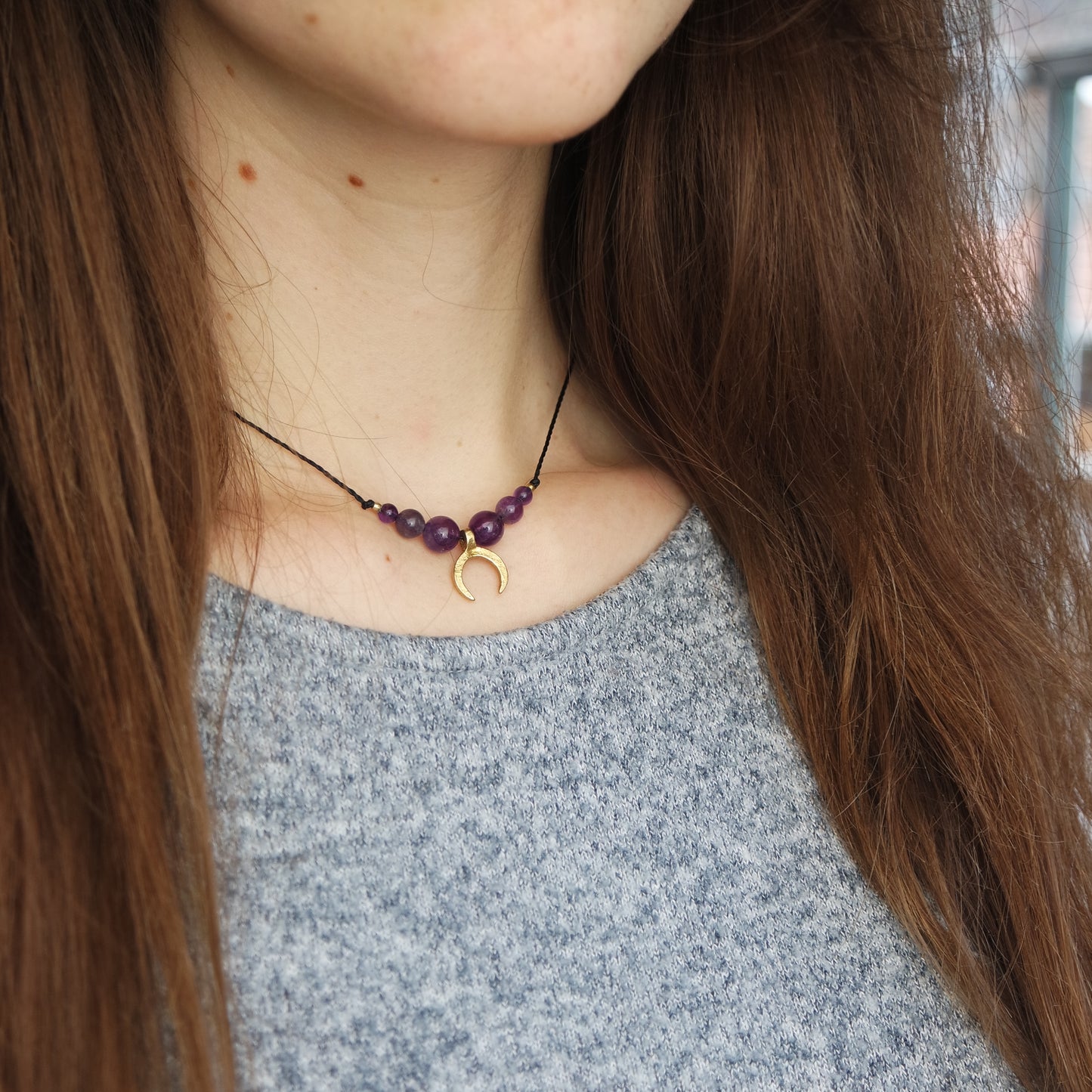Amethyst lilimoon Kette