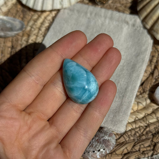 Larimar Cabochon ~ LK55