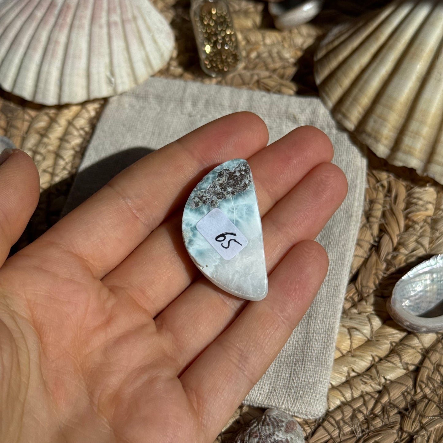 Larimar Cabochon ~ LM65