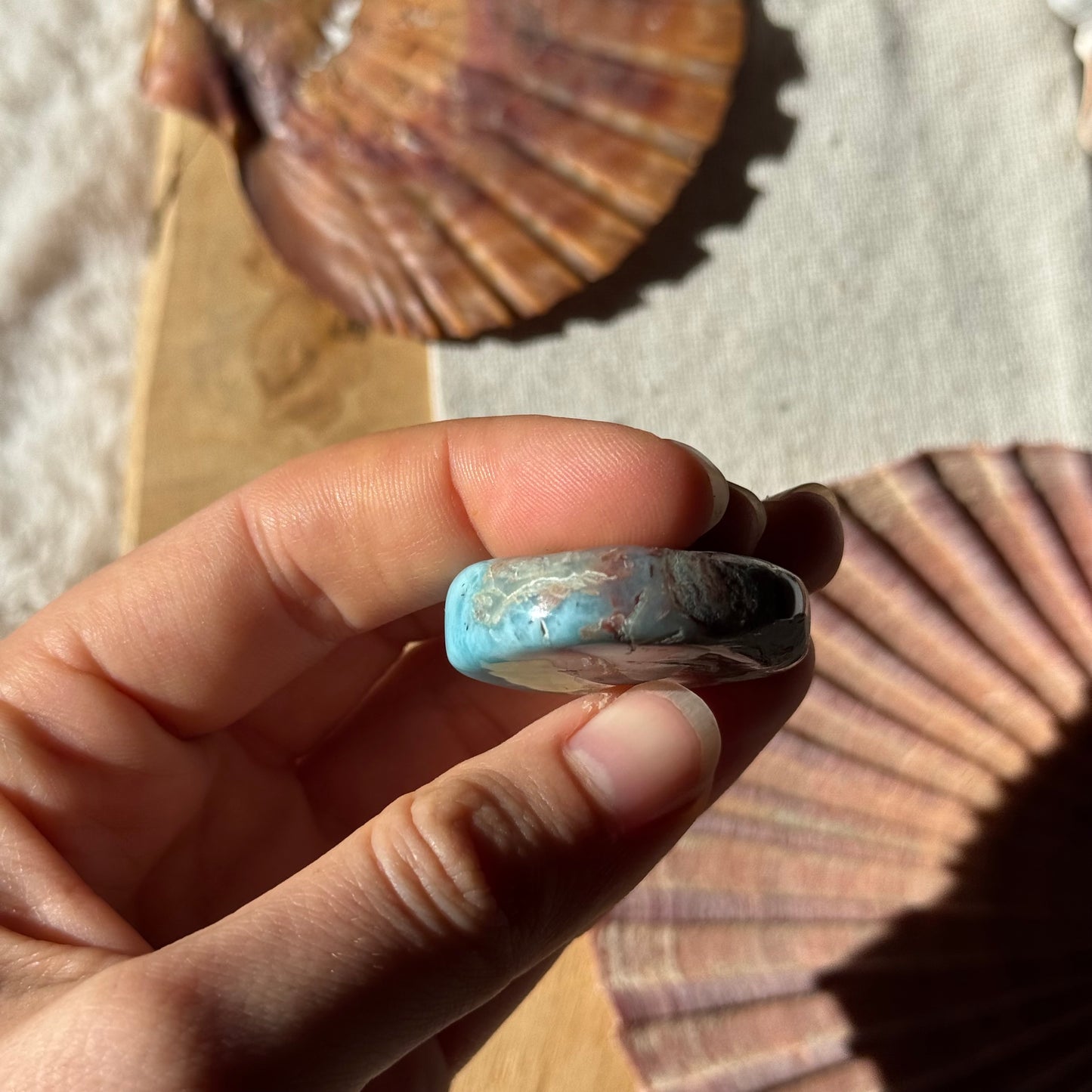 Larimar Scheibe ~ 60C