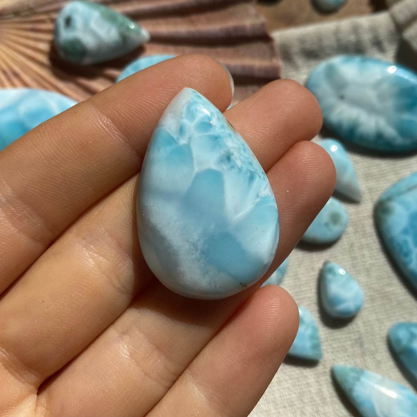 Larimar Cabochon ~ 40LAF