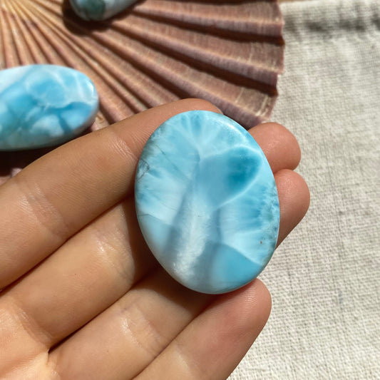 Larimar Cabochon ~ 65LAD