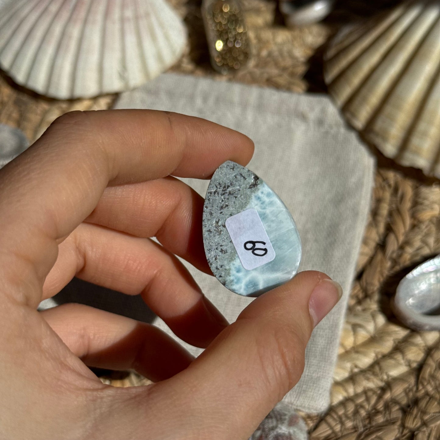 Larimar Cabochon ~ LK60