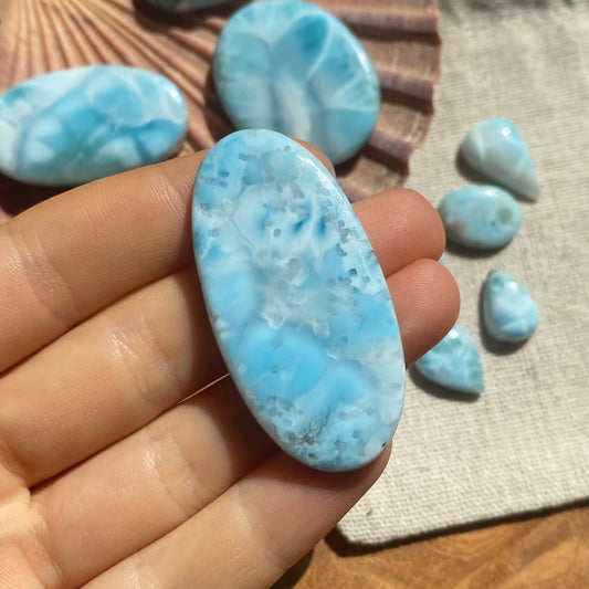 Larimar Cabochon ~ 60LAC