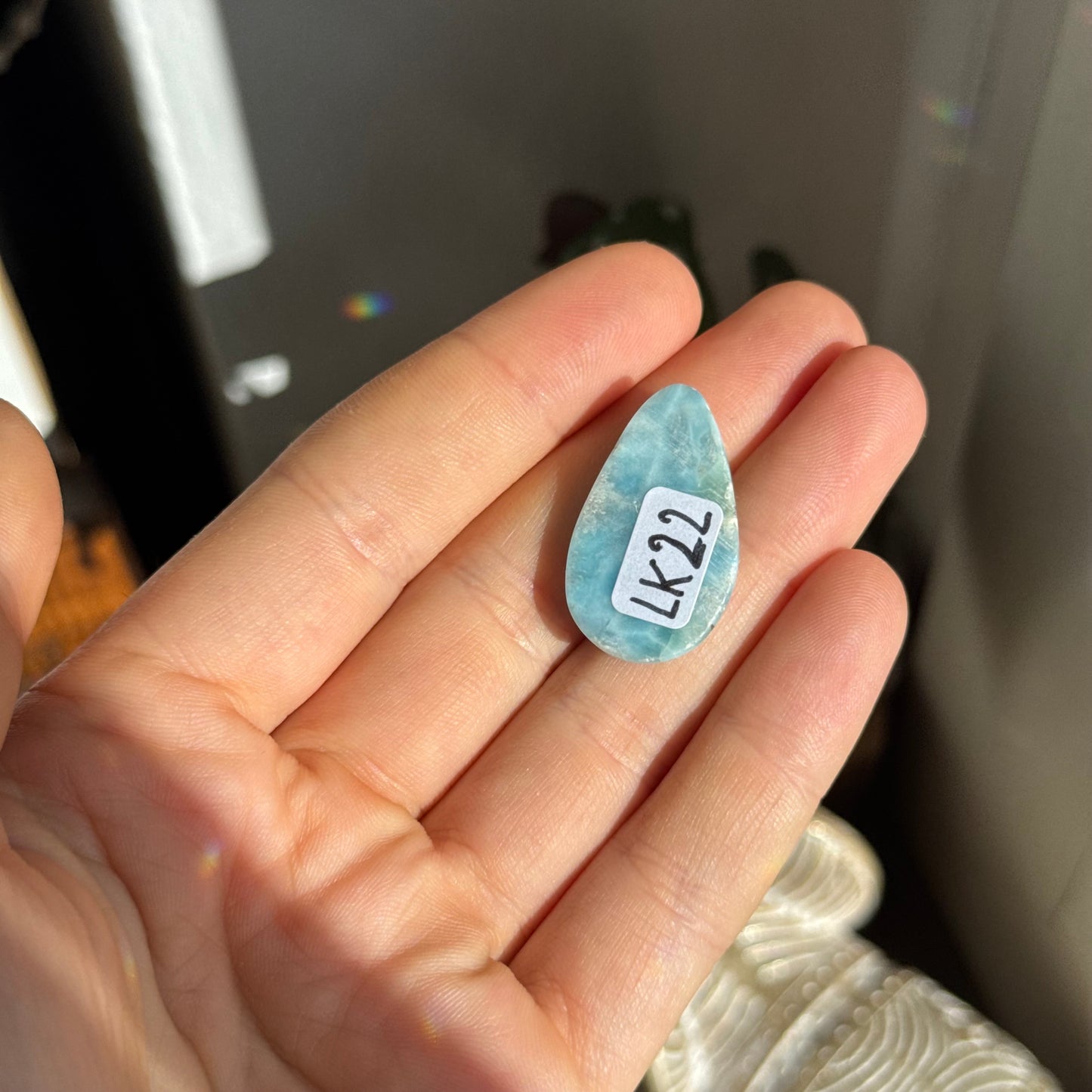 Larimar Cabochon ~ LK22