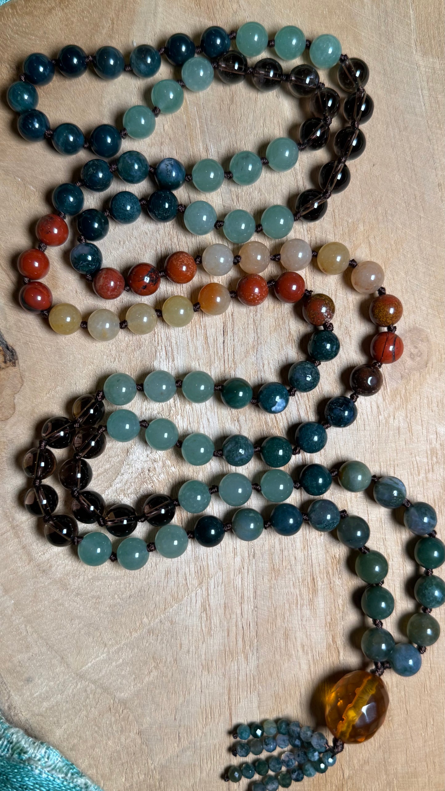 Sonnenwurzel Mala Kette 108 Perlen