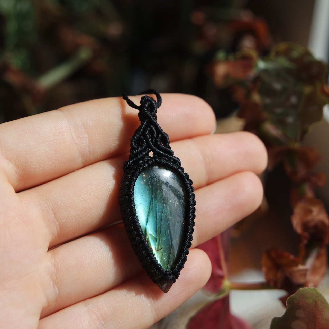 Labradorit Kette
