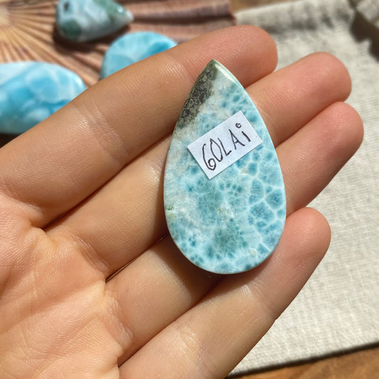 Larimar Cabochon ~ 60LAi