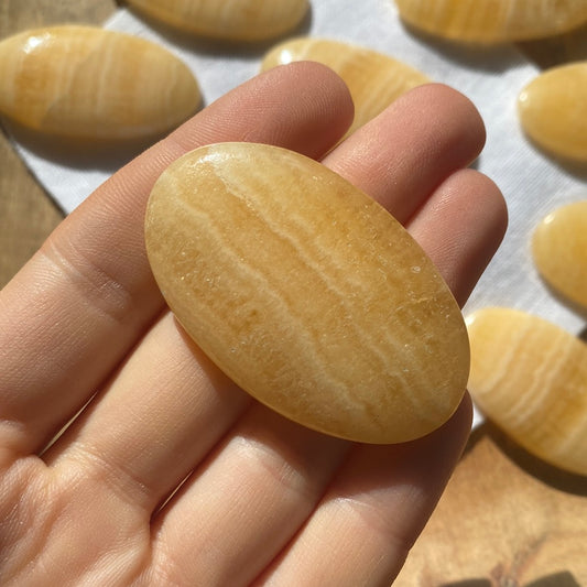 Honig calcit Cabochon ~ AA19