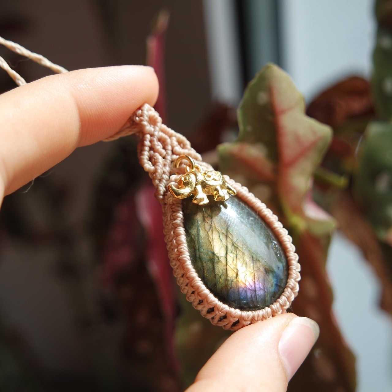 Labradorit Kette