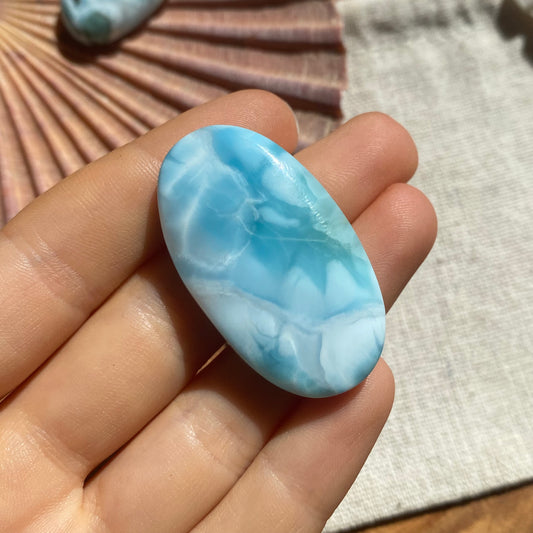 Larimar Cabochon ~ 80LAH