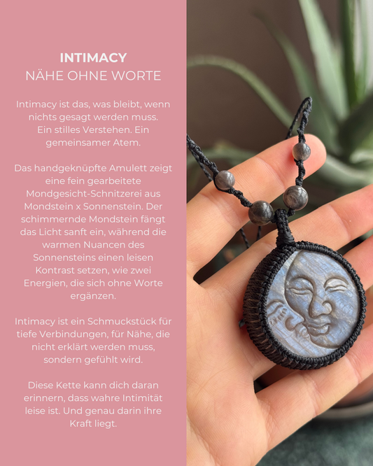 Mondstein Makramee Kette ~ INTIMACY