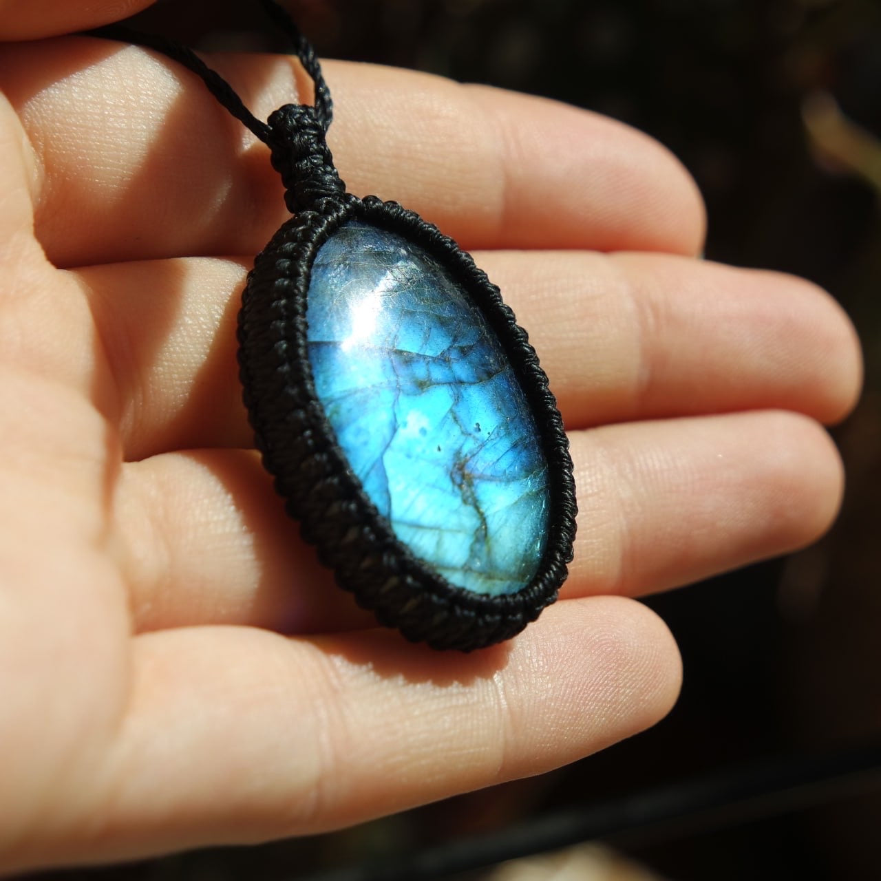 Labradorit Kette