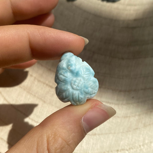 Larimar Schnitzerei Cabochon ~ 27LE