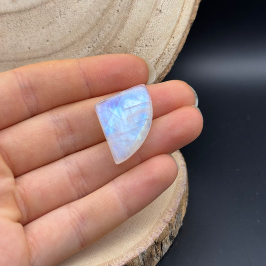 Regenbogen Mondstein /Weißer Labradorit Cabochon ~ 14CCAA