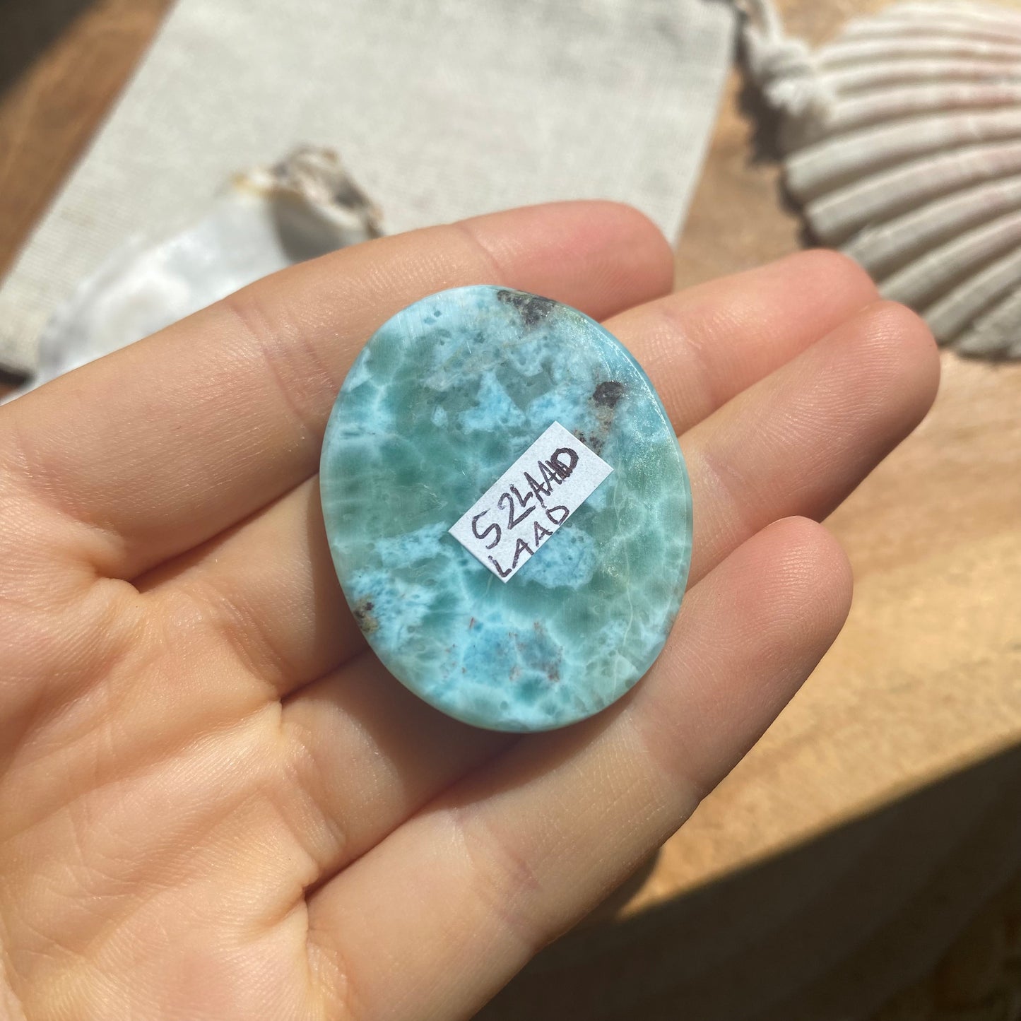 Larimar Cabochon ~ 52LAAD